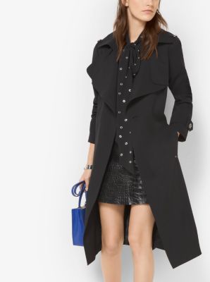 Michael kors sale black trench coat