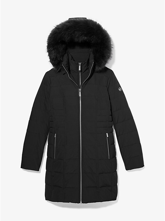 Quilted Waterproof Puffer Coat image number 0