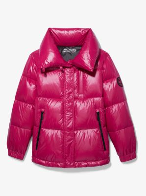 michael michael kors quilted satin puffer