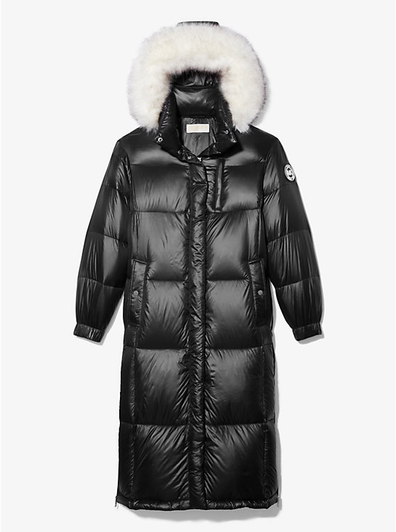 Quilted Nylon Puffer Coat image number 0