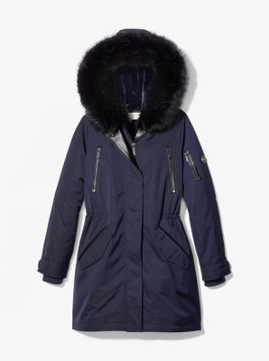 Waterproof fur lined store parka