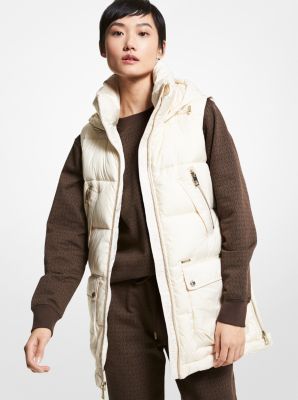 michael kors women's puffer vest