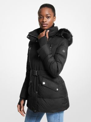 Michael kors on sale black puffer