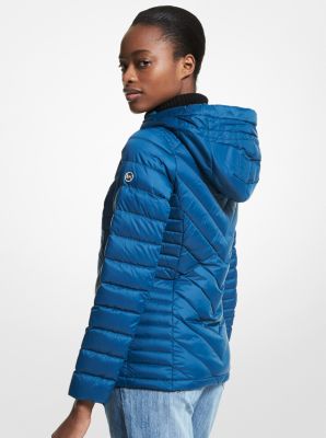 Quilted Nylon Packable Puffer Jacket