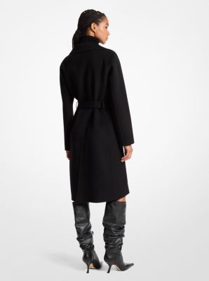 Wool Wrap Coat Michael Kors