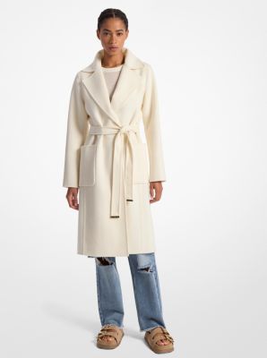 Wool Blend Wrap Coat image number 0