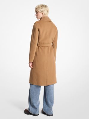 Wool Blend Wrap Coat image number 1