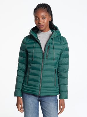 Michael kors jacket green hotsell