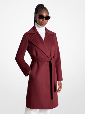 Wool Blend Wrap Coat image number 0