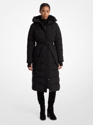 Long black winter jacket womens on sale