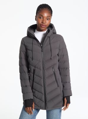 Michael Kors Knit hot Collar Puffer Jacket