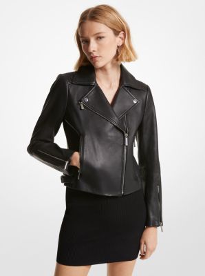 Michael kors deals leather jackets