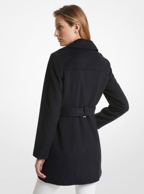 Wool Blend Belted Coat image number 1