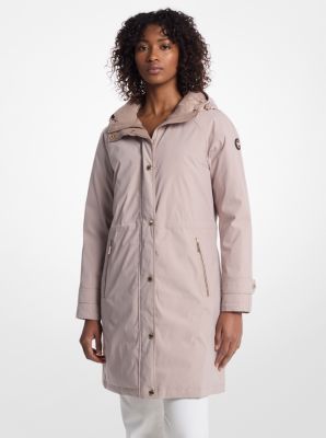 Michael kors raincoat with hood on sale