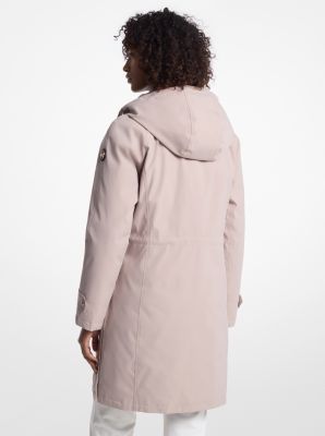 Michael kors raincoat with hood on sale