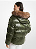 Faux Fur Trim Puffer Jacket image number 1