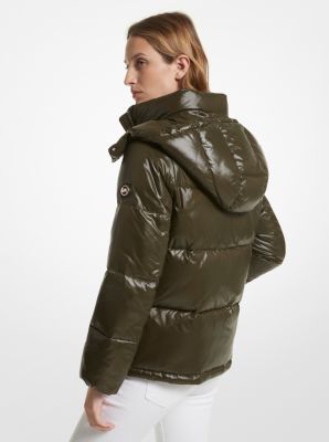 Michael michael kors quilted nylon packable sale puffer coat