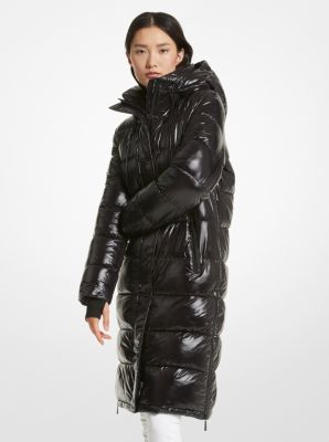 Michael kors cheap shiny coat