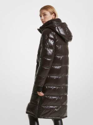 Quilted Nylon Puffer Coat