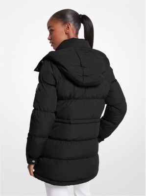 Michael kors hooded puffer on sale