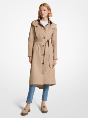 Michael kors short on sale trench coat