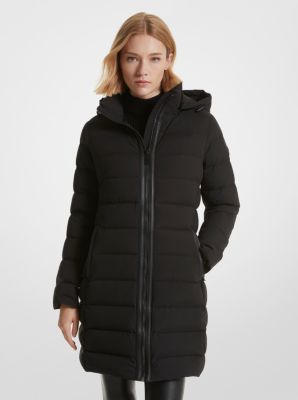 Michael kors black store puffer coat