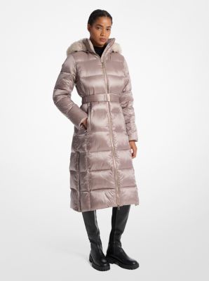 Michael kors white winter coat best sale