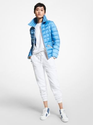 Quilted Nylon Packable Puffer Jacket