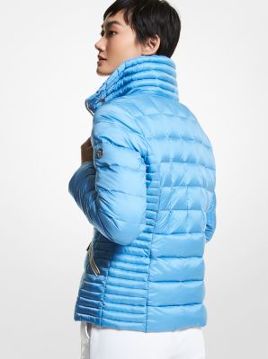 Quilted Nylon Packable Puffer Jacket
