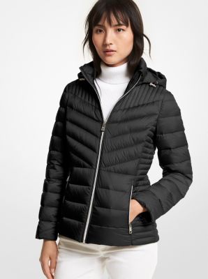 Quilted Nylon Packable Puffer Jacket image number 0
