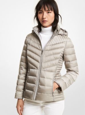 Quilted Nylon Packable Puffer Jacket image number 0