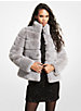 Quilted Faux Fur Jacket image number 0
