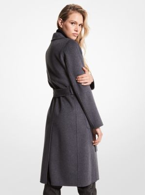 Michael kors 2025 grey wool coat