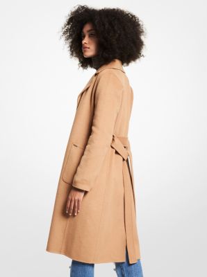 Wool Blend Wrap Coat image number 1