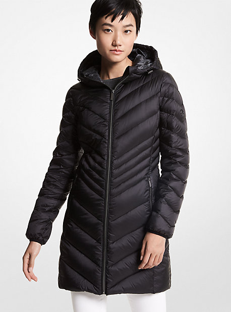 Quilted Nylon Packable Puffer Coat | Michael Kors