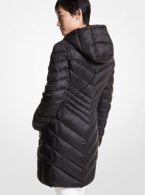 Quilted nylon packable online puffer coat