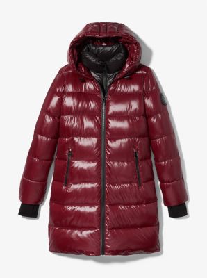 Quilted Nylon Puffer Coat Michael Kors