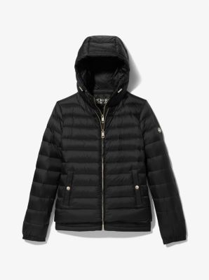 Quilted Nylon Packable Puffer Jacket