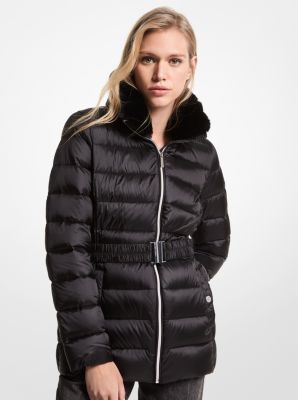 Mk store quilted coat