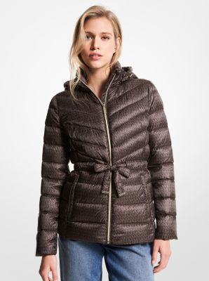 Quilted Nylon Packable Puffer Jacket Michael Kors
