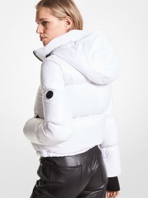 White on sale patent jacket