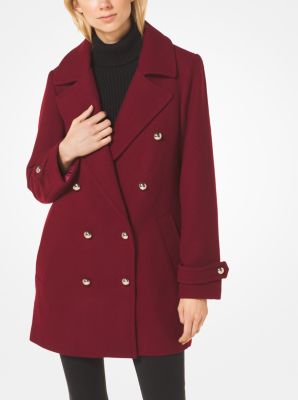 Michael kors shop red wool coat