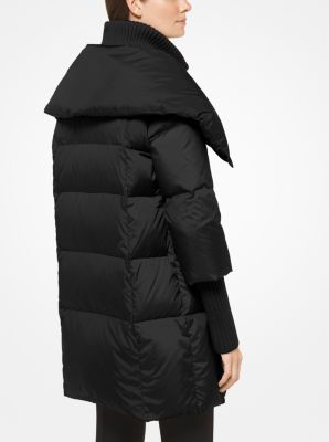 Michael kors nylon shop oversized puffer jacket