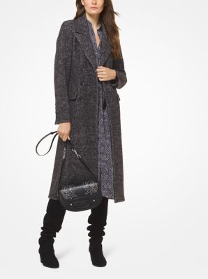 michael kors tweed peacoat