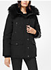 Cotton-Canvas and Faux Fur Anorak image number 0