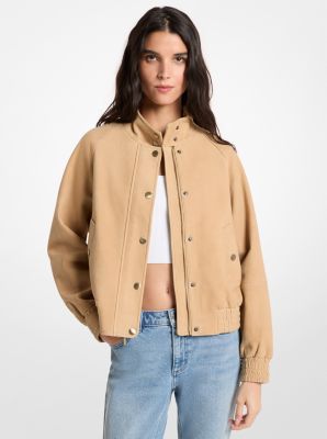 Suede Bomber Jacket