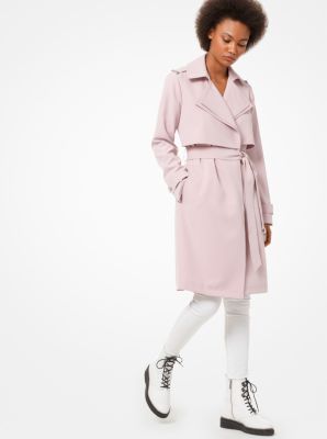 michael kors pink trench coat