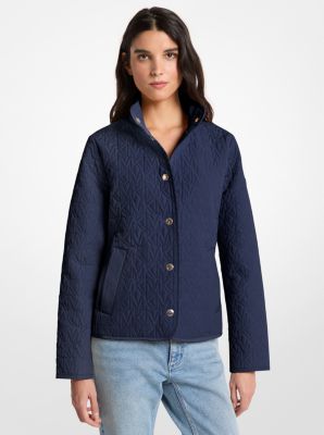Chaqueta acolchada con logotipo in MIDNIGHTBLUE | Michael Kors