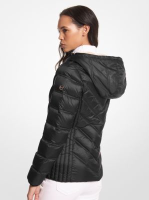 Nylon Packable Hooded Jacket