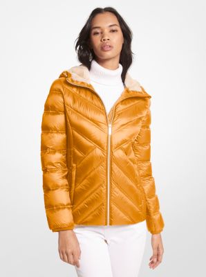 Michael kors yellow jacket best sale